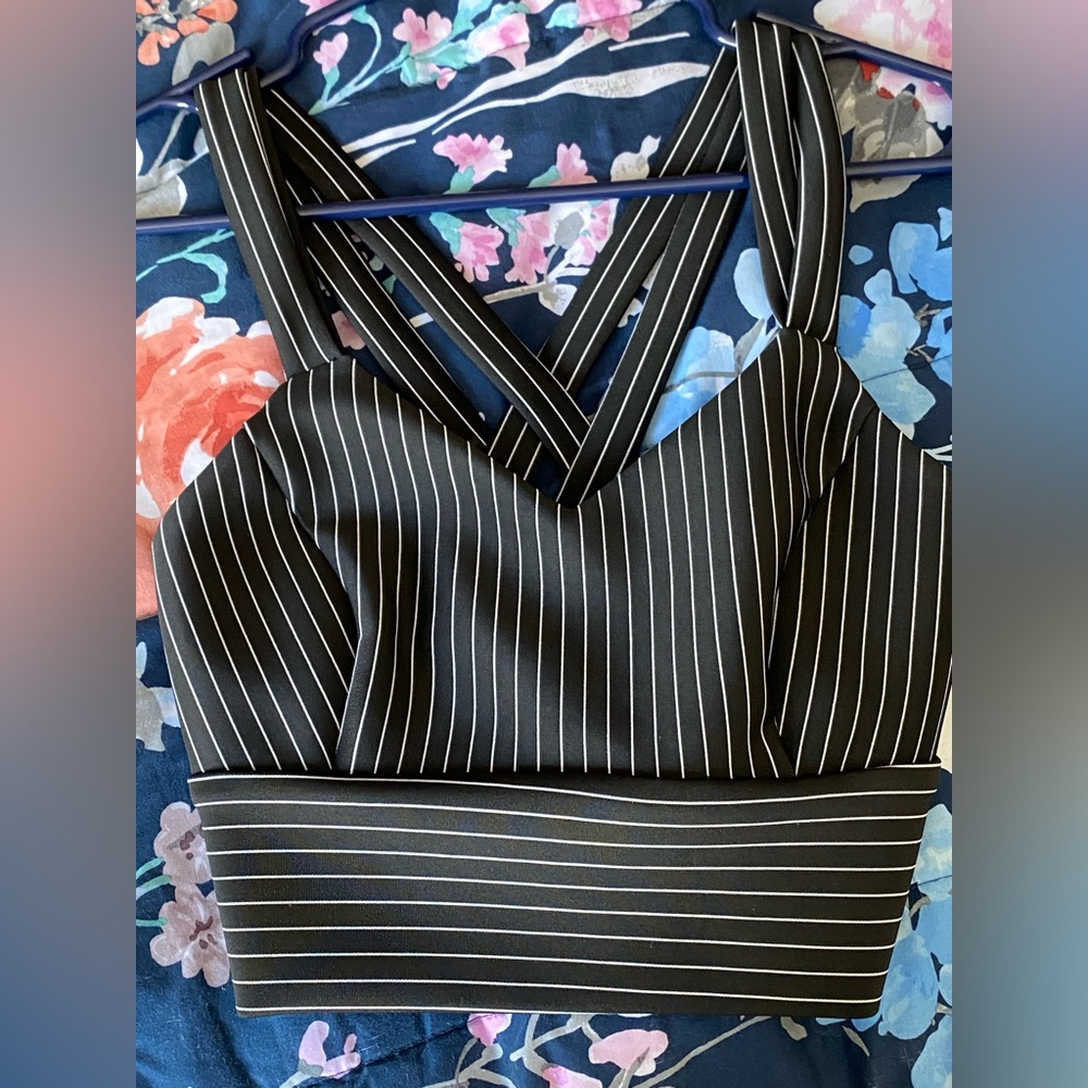Black crop top